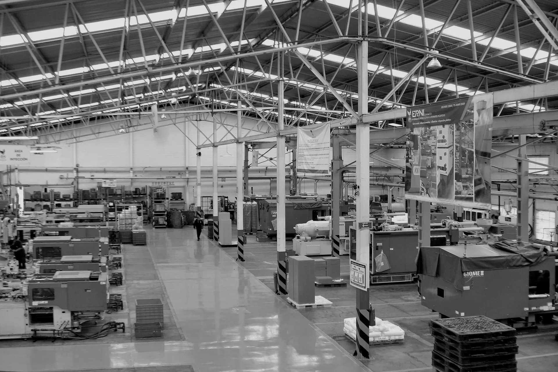 Línea de producción actual de la planta ERNI