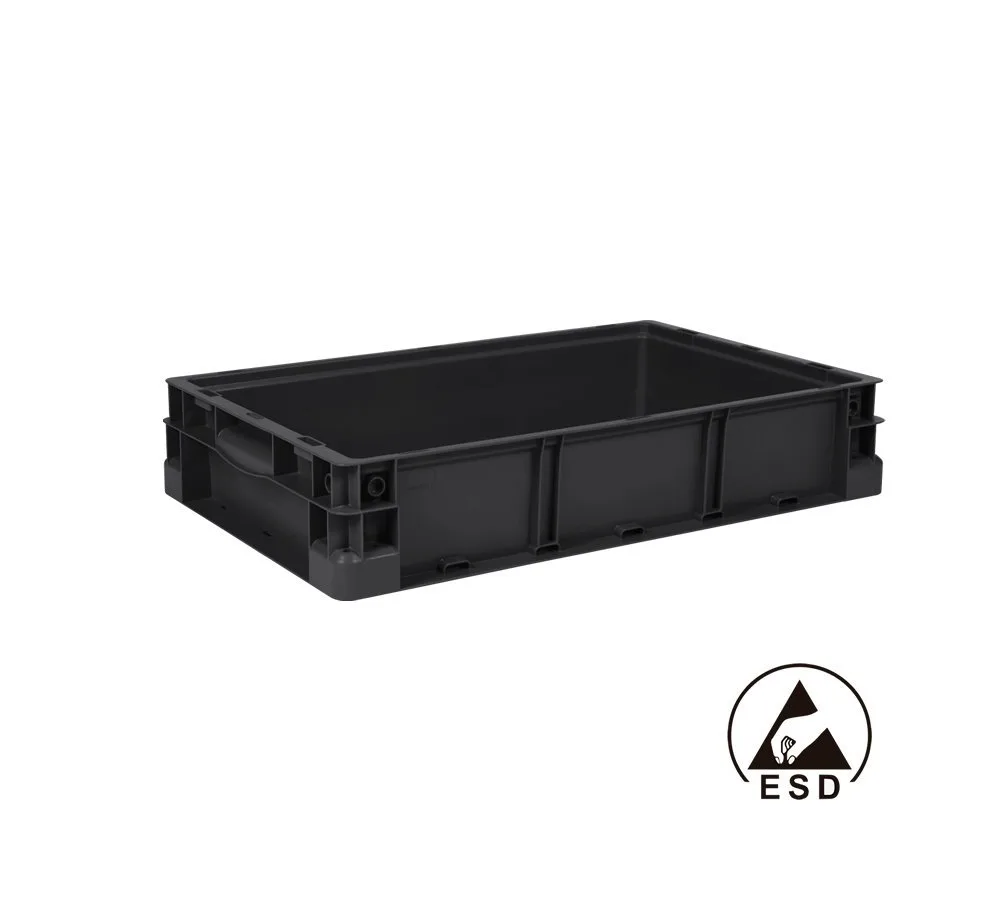 Caja KLT Container Base Lisa 24x15x5 Semi Virgen