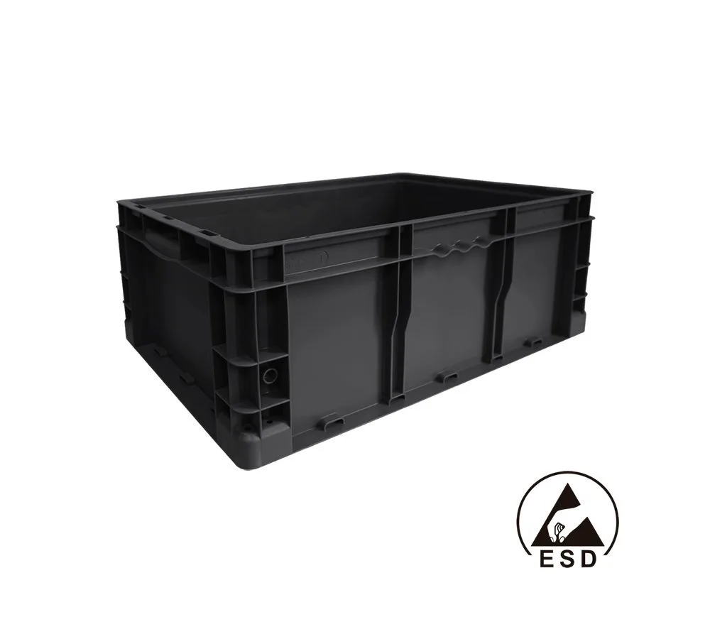 Caja KLT Container Base Lisa 24x22x9 Semi Virgen